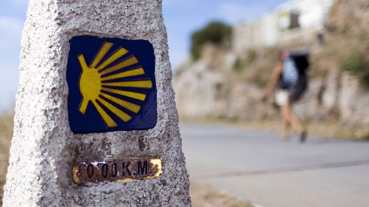 mojon camino santiago